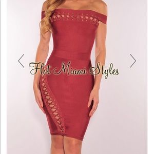 Hot Miami Styles, light burgundy, small